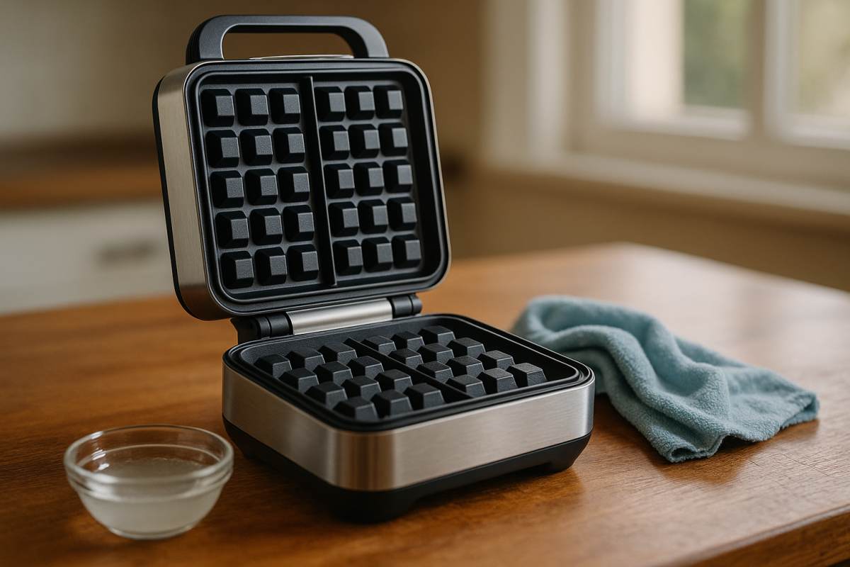 Hvordan vaske vaffeljern uten å skade non-stick-belegget?