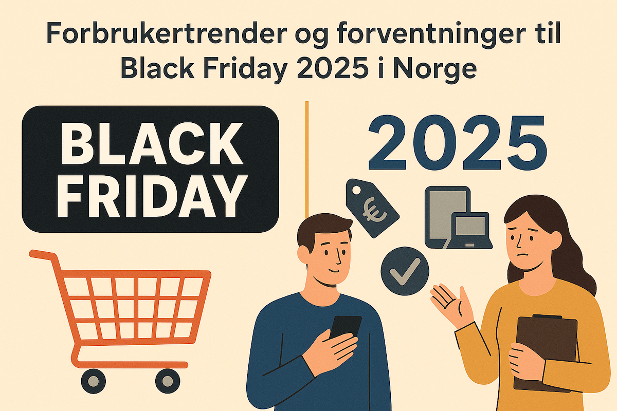 Forbrukertrender og forventninger til Black Friday 2025 i Norge