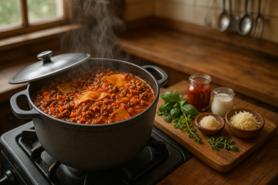 Hvordan lage en smakfull one pot lasagne på en enkel måte?