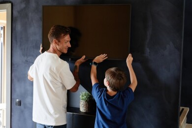 Hvor høyt skal TV henge?