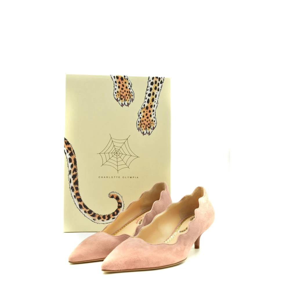 Charlotte Olympia Dame Sko Rosa 36 EU - side b