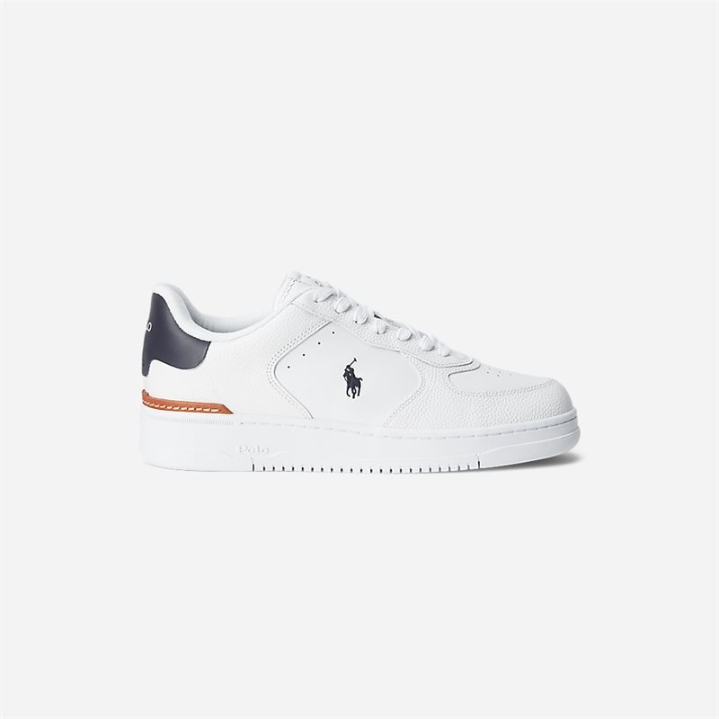 Master Court Leather Sneaker White/Navy Pp - main photo
