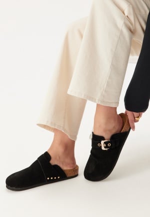 ONLY Onlhuston Leather Buckle Mule Black 37 - main photo