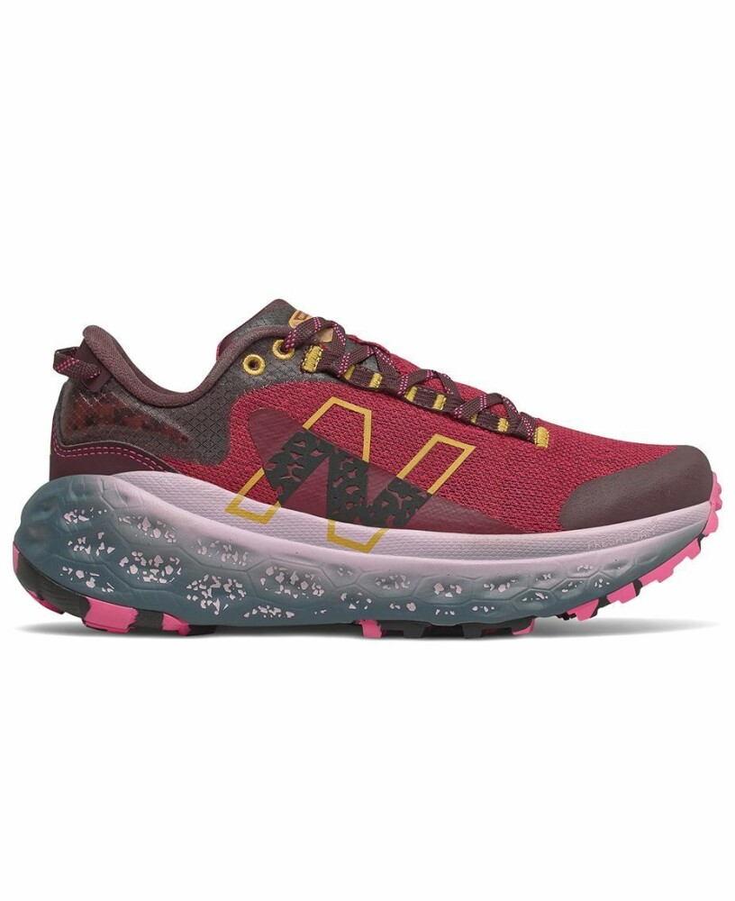 New Balance Fresh Foam More Trail V2 Wmn Rød female 36 - side a