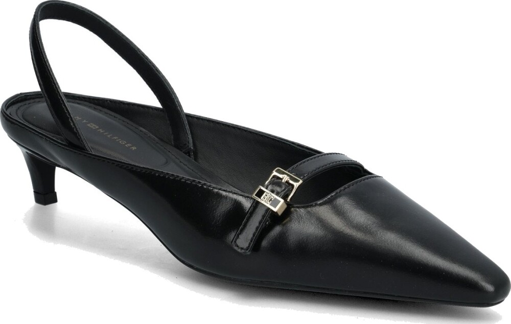 Tommy Hilfiger Th Buckle Kitten Slingback Pump Black 41 - main photo