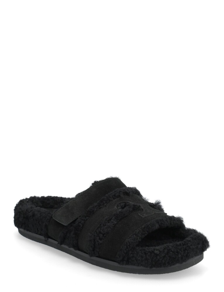 Tory Burch Ines Shearling Sport Slide Black 37 - main photo
