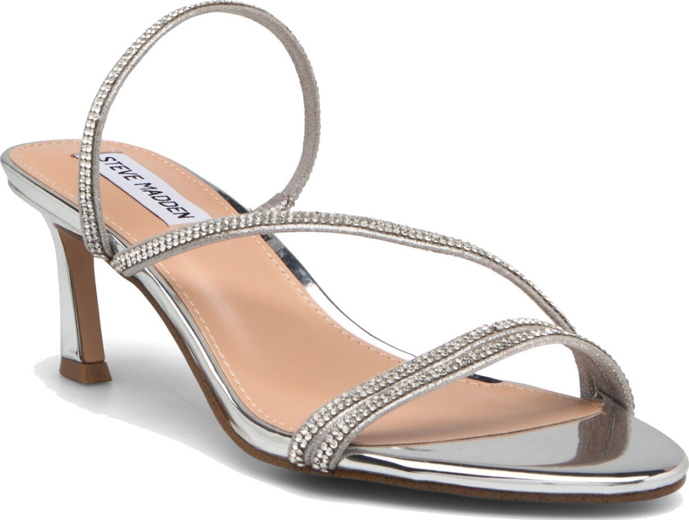 Steve Madden Lamora-R Heeled Sandals - Silver - 38 - main photo