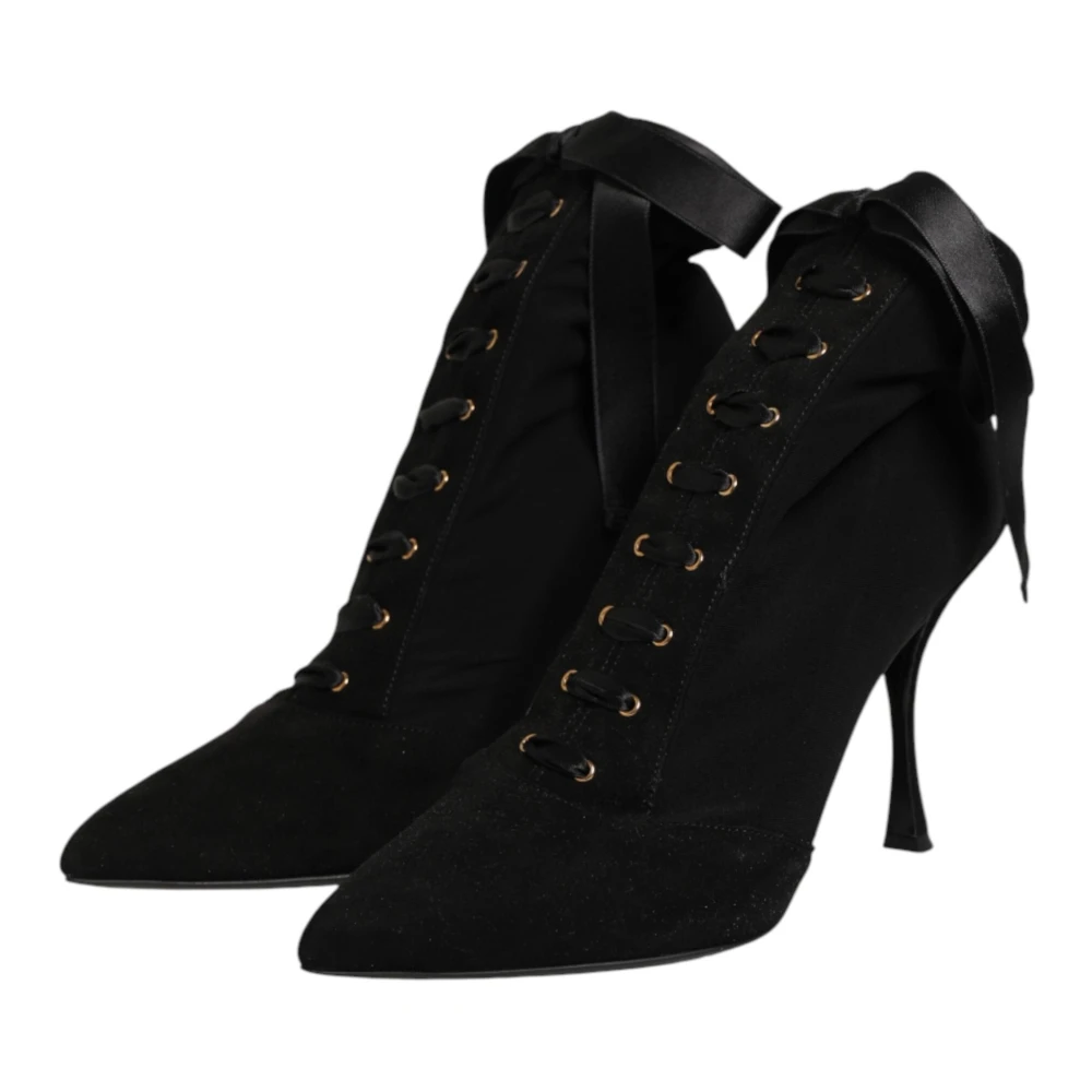 Dolce & Gabbana Dame Sko Svart 37 EU, - side b