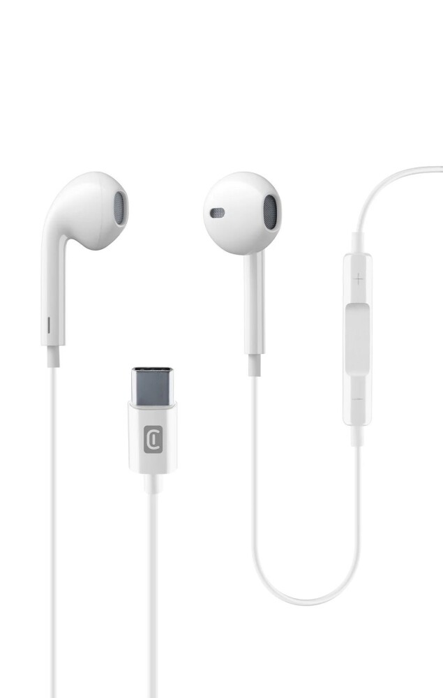 CellularLine Orbit Ørepropper med USB-C - Hvit