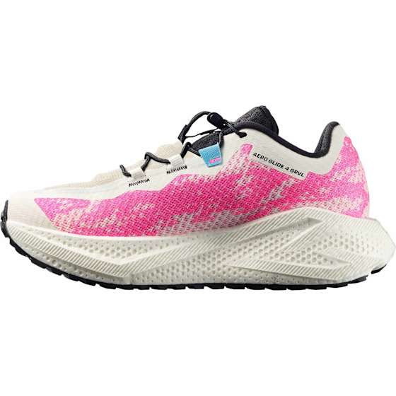 Salomon Women"s Aero Glide 4 Grvl Vanilla Ice/knockout Pink/black 39 1/3 - side a