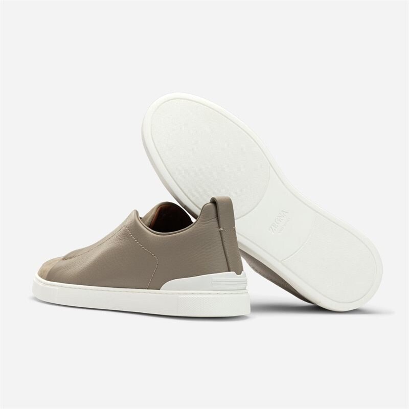 Zegna Triple Stitch Medium Beige - side a
