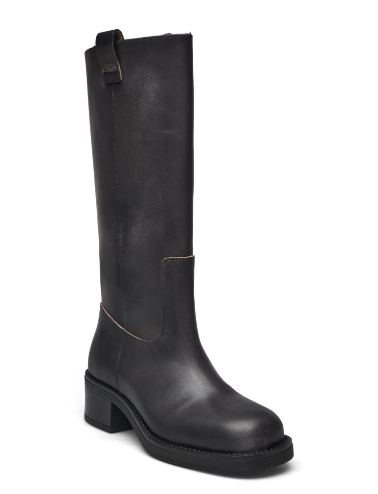 ALOHAS Sajan Black Leather Boots   Black   38 - main photo