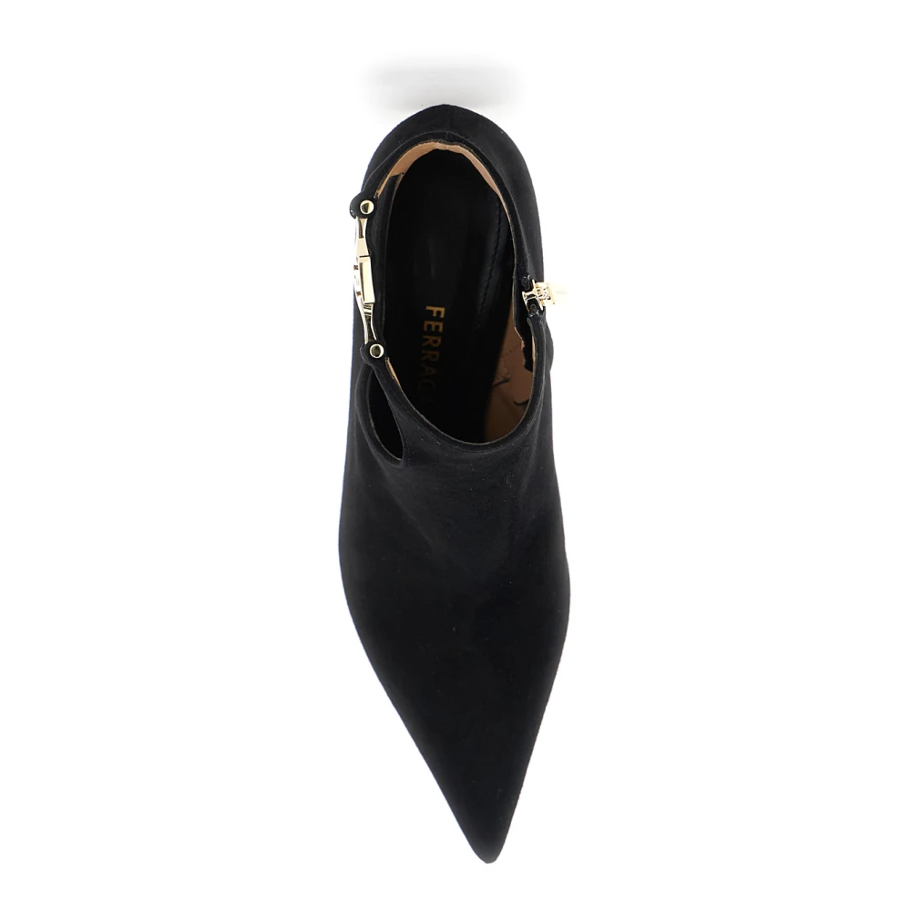 Ferragamo Dame Sko Svart 38 EU, - side b