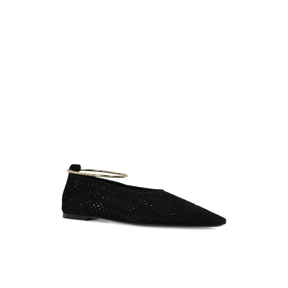Jil Sander Dame Sko Svart 37 EU, - side b