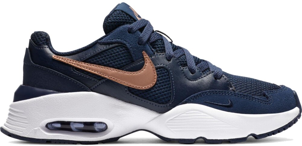 Nike  AIR MAX FUSION GS Youth Sneakers   401 MIDNIGHT NAVY/MTLC RED BRONZE  38 - main photo