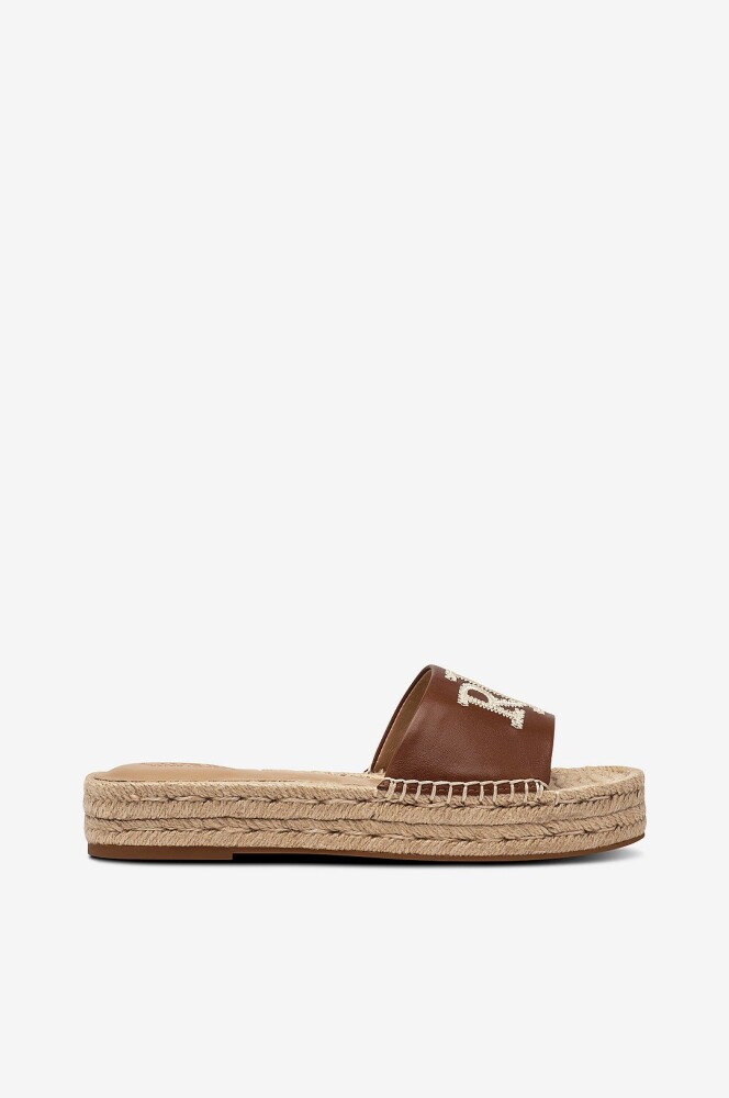 Ralph Lauren Lauren Sandaler Polly Logo Brun - main photo