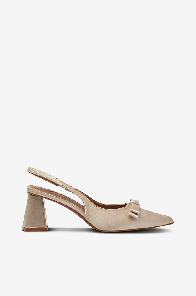 Bianco   Sandaletter biaMaralyn Bow Slingback Satin   Hvit - main photo