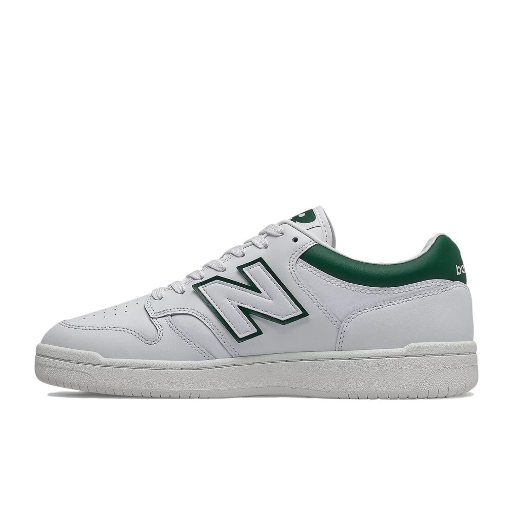 New Balance 480LGT Sneaker White/Green 38.5 - side b