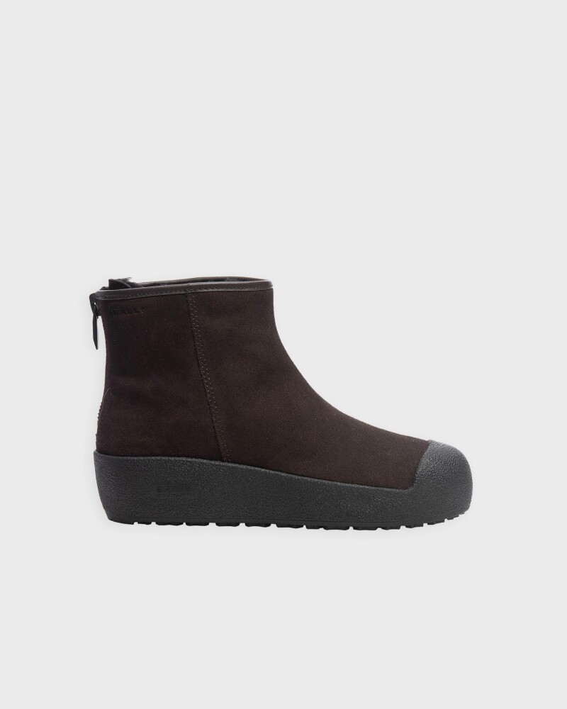 Bally Women's Guard Iii L Suede Calf Ebano 40 - main photo