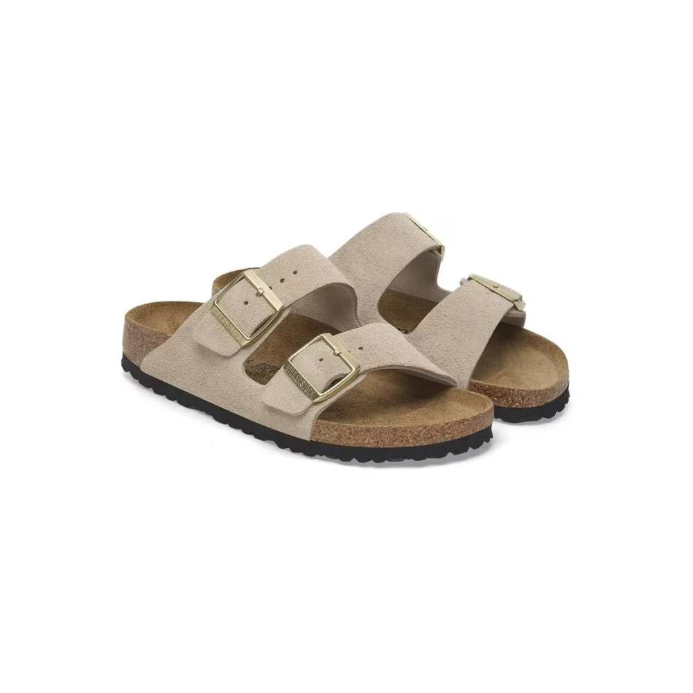Birkenstock Dame Sko Beige 40 EU, - side a