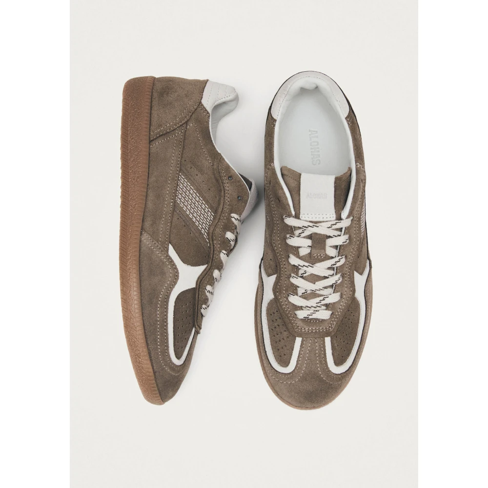 Alohas Tb.490 Rife Taupe Leather Sneakers Brown 38 - side a
