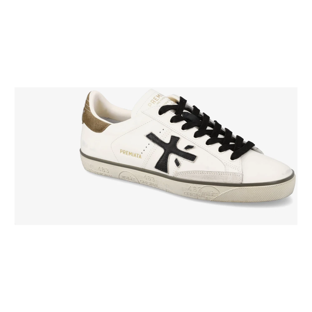 Premiata Herre Sko Hvit 45 EU, - side a