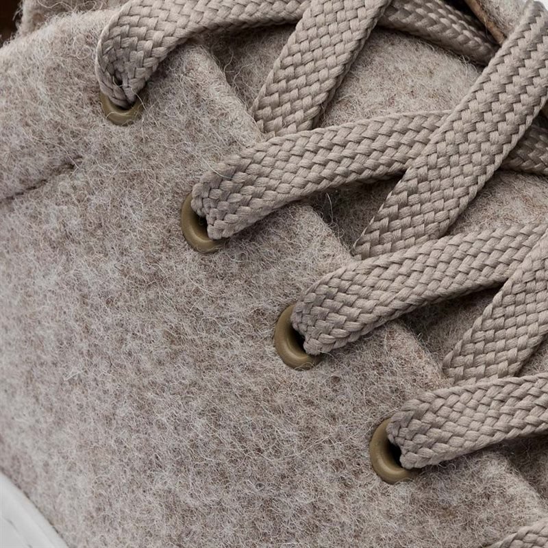 Garment Project Ella Kvadrat Dark Earth Melange Wool - side b