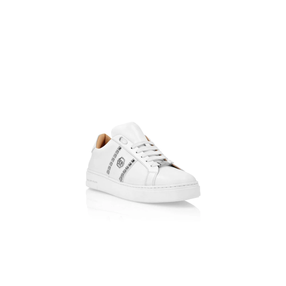 Philipp Plein Dame Sko Hvit 38 EU, - side a