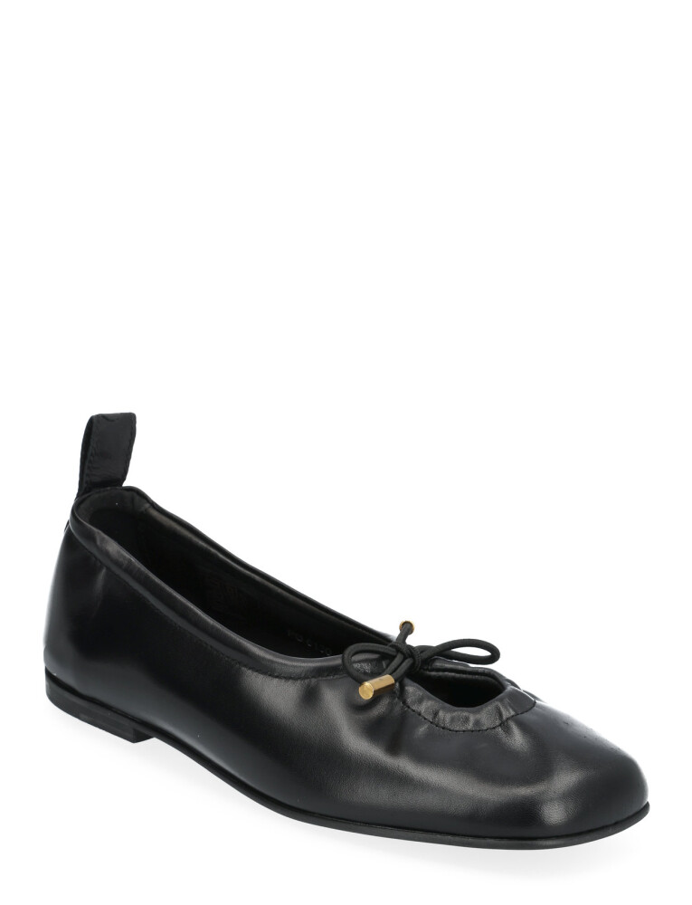 ALOHAS Rosalind Black Leather Ballet Flats - Black - 39 - main photo