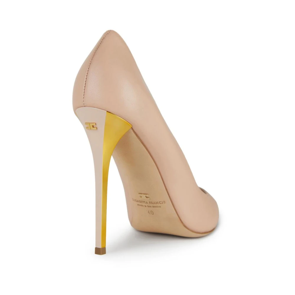 Elisabetta Franchi Dame Sko Beige 40 EU, - side b