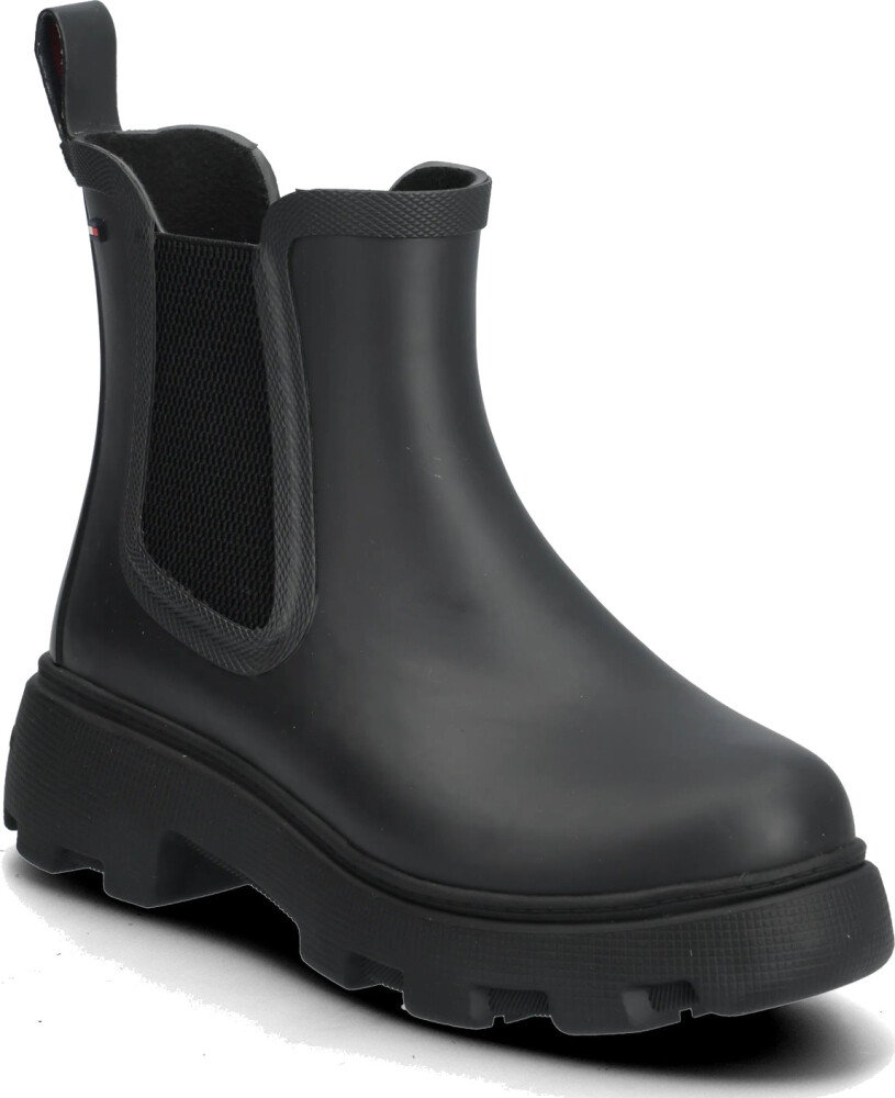 Tommy Hilfiger Flag Ankle Rainboot Warm Lining - Black - 36 - main photo