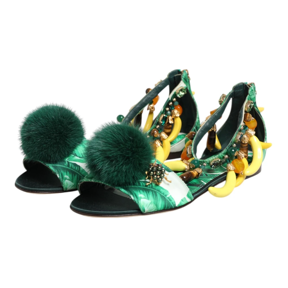 Dolce & Gabbana Dame Sko Grønn 35 1/2 EU - side b