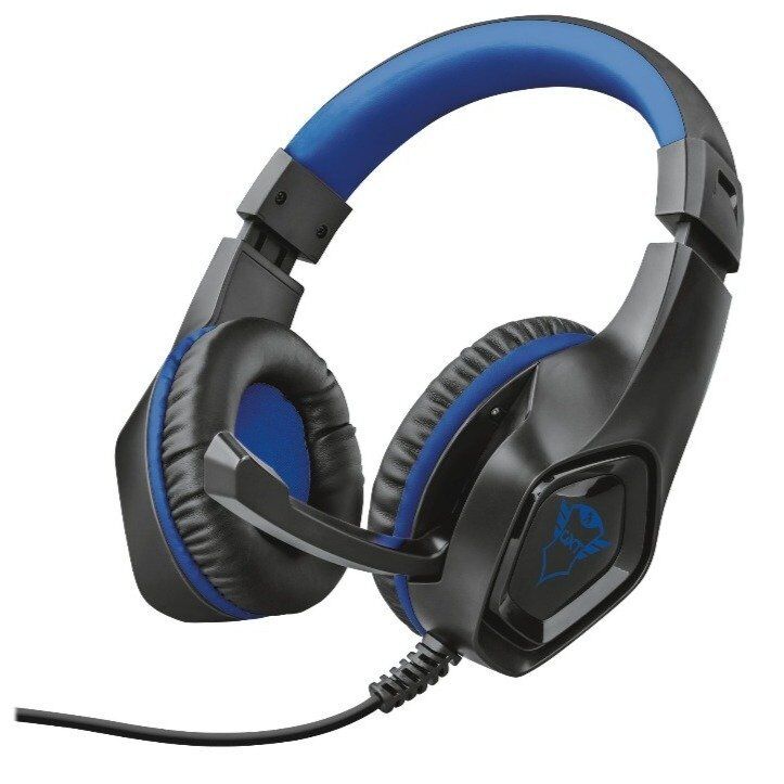 Trust Gaming GXT 404B Over -Ear Gaming Headset Svart / Blå