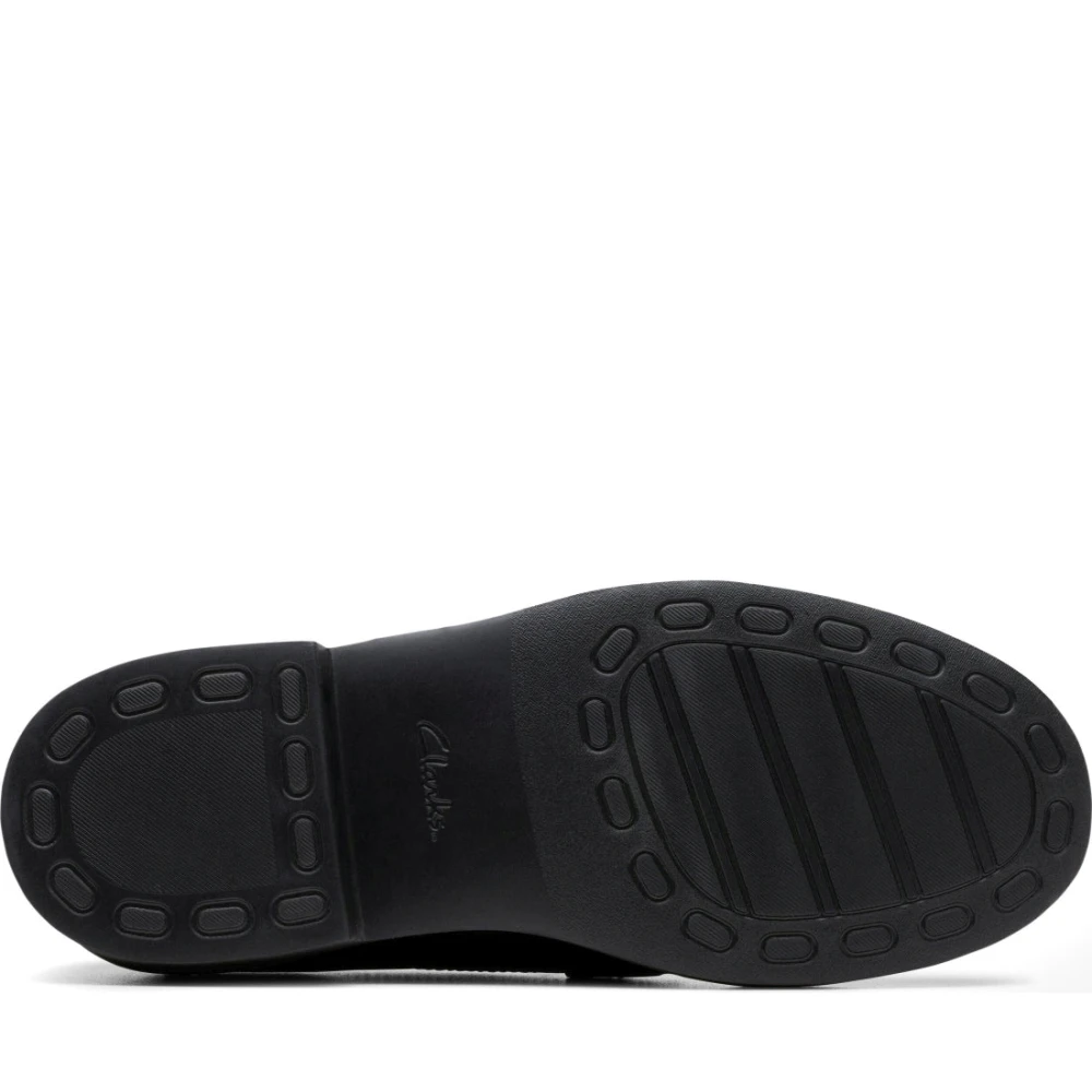 Clarks Dame Sko Svart 39 EU, - side b