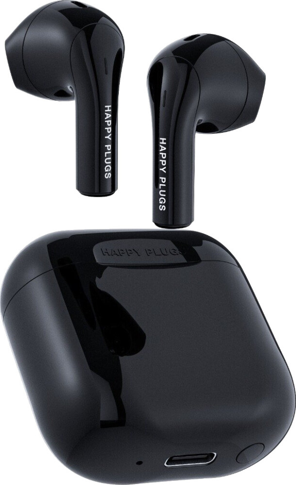 Happy Plugs Joy Svart