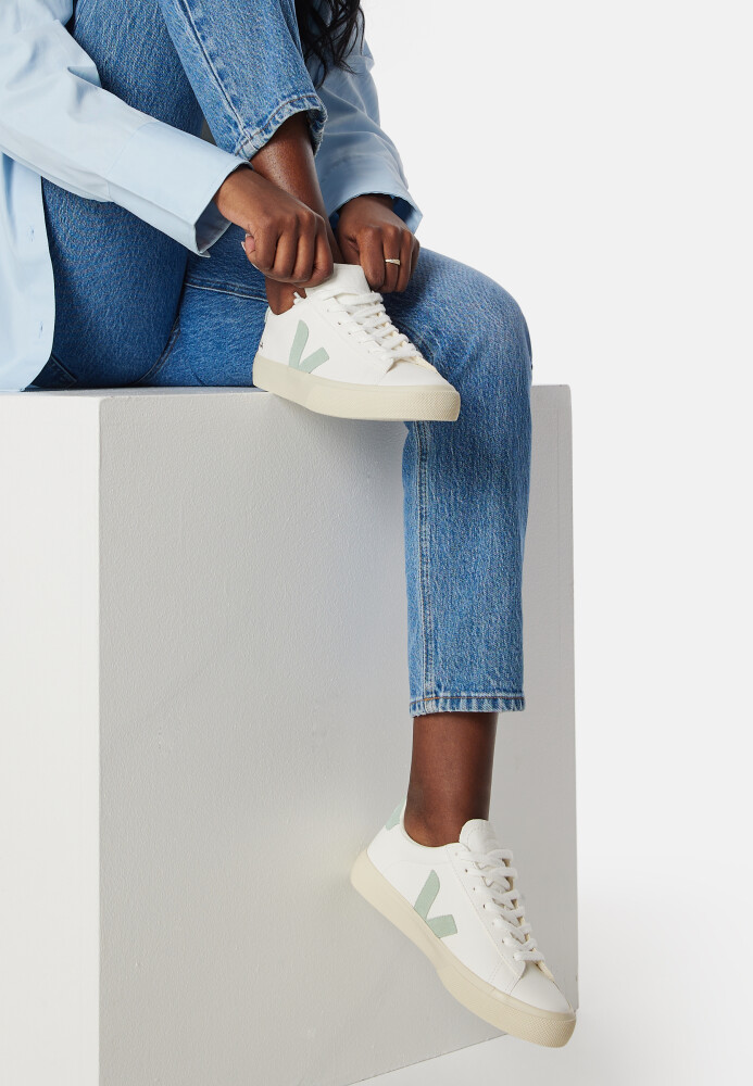 VEJA Campo Sneaker EXTRA-WHITE_MATCHA 39 - side a