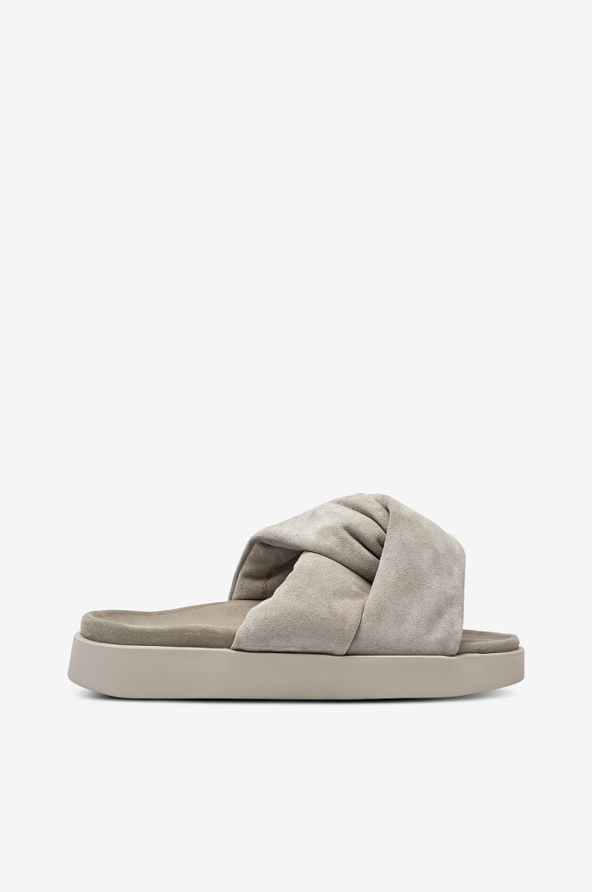 Inuikii Sandaler Soft Crossed Suede Grå - main photo
