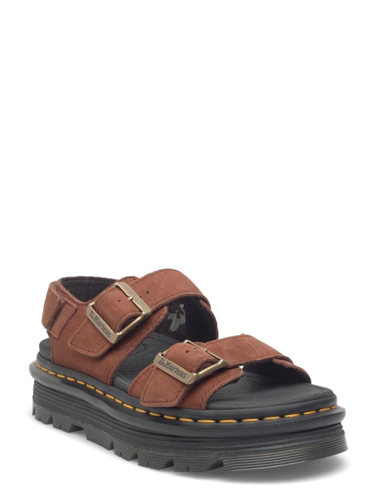 Dr. Martens Zebzag Sandal Sepia Brown Tumbled Nubuck   Brown   41 - main photo