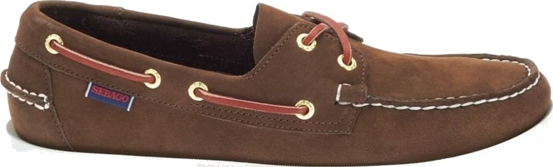 Sebago Docksides Portland Dark Brown Nubuck - main photo
