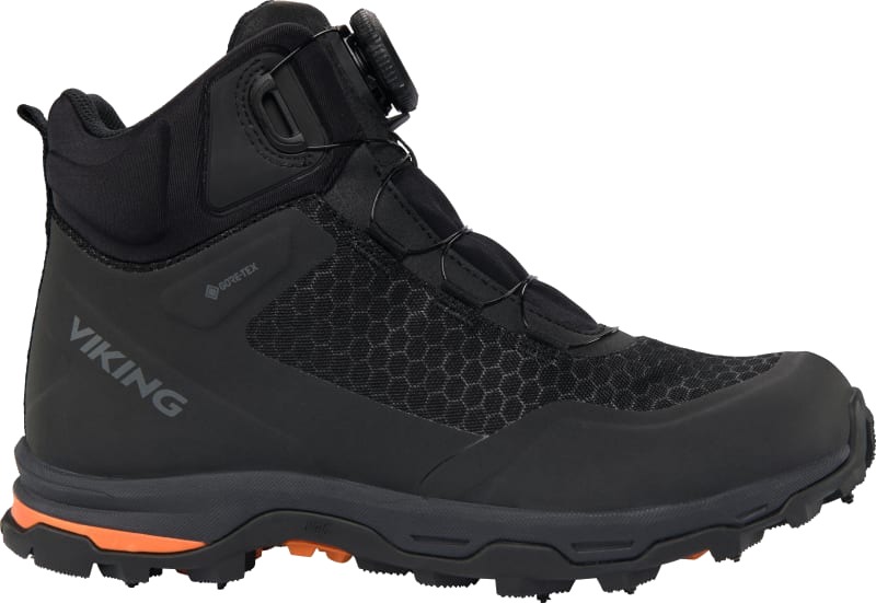 Viking Women's Rask 2 Warm Spikes Mid GORE-TEX Boa 36, Black/Orange - main photo
