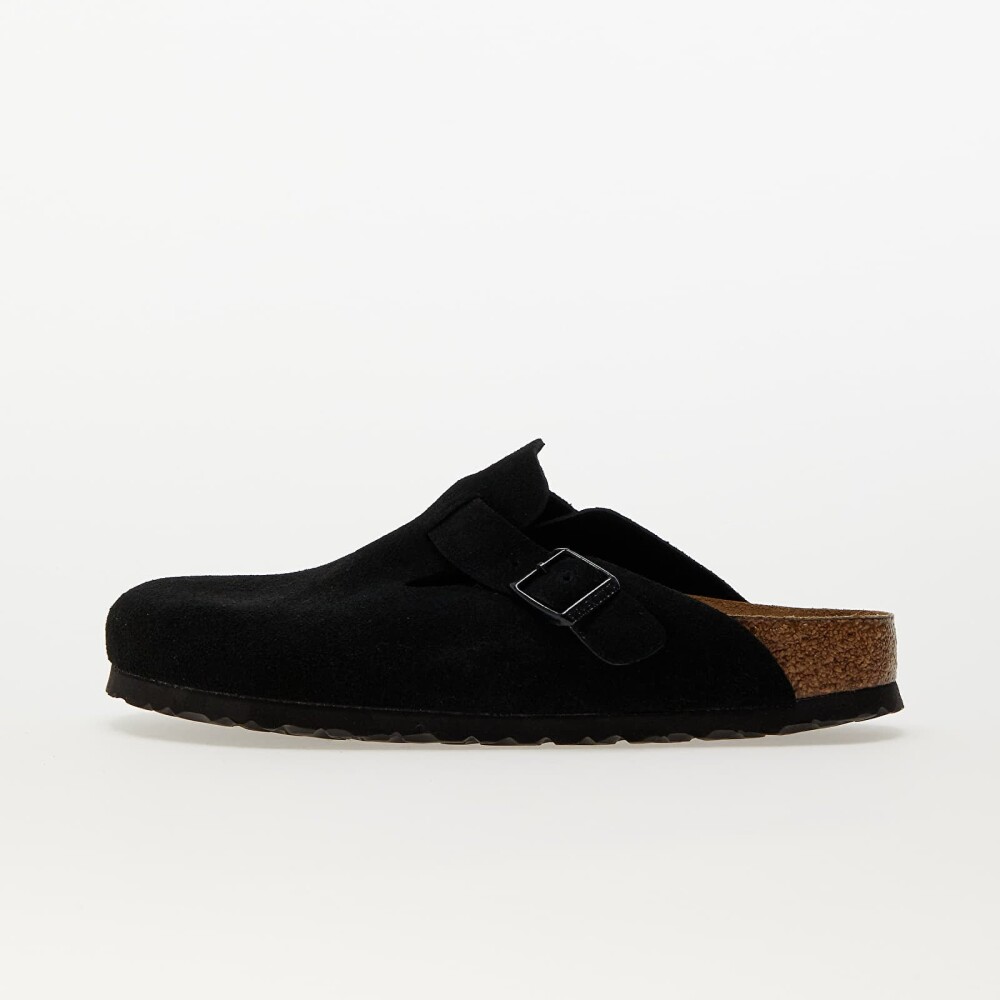 Boston Suede Leather Narrow - Black - main photo