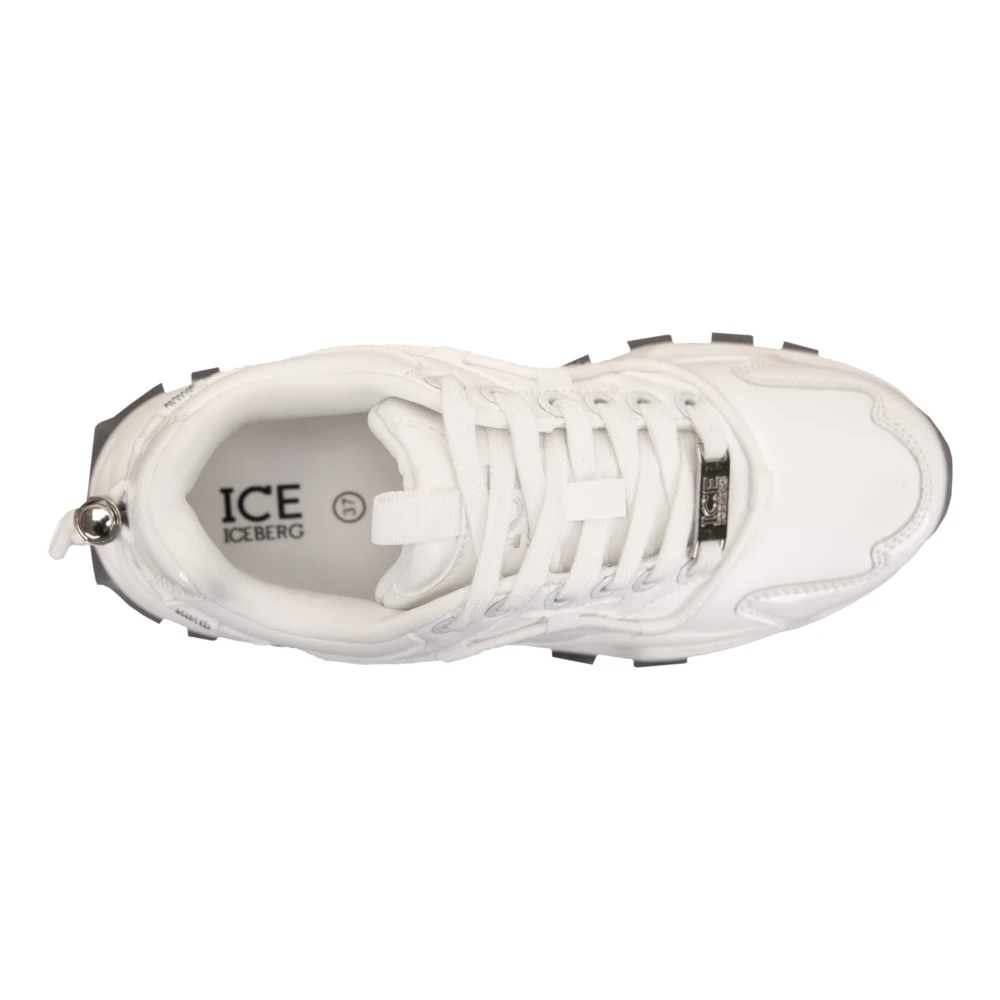 Iceberg Dame Sko Hvit 36 EU, - side b
