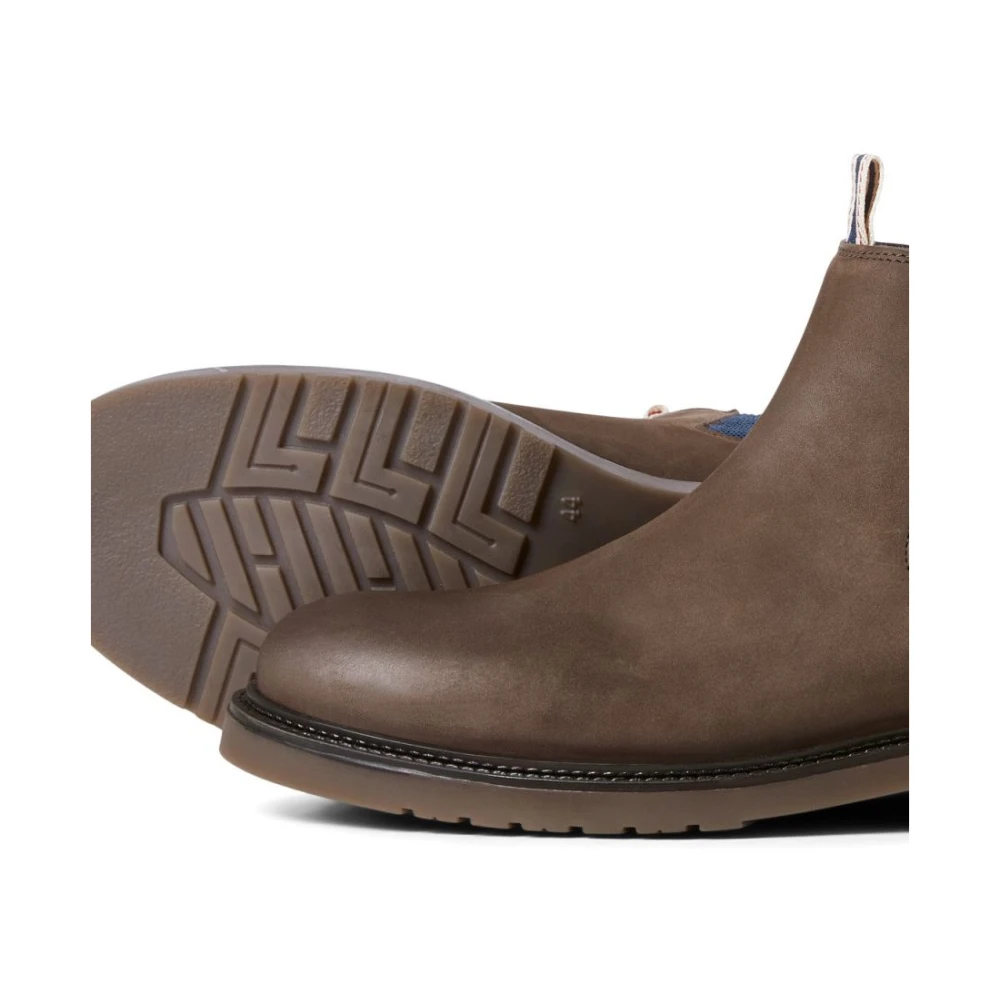 Jack & Jones   Boots jfwLeyton Leather SN   Brun - side b
