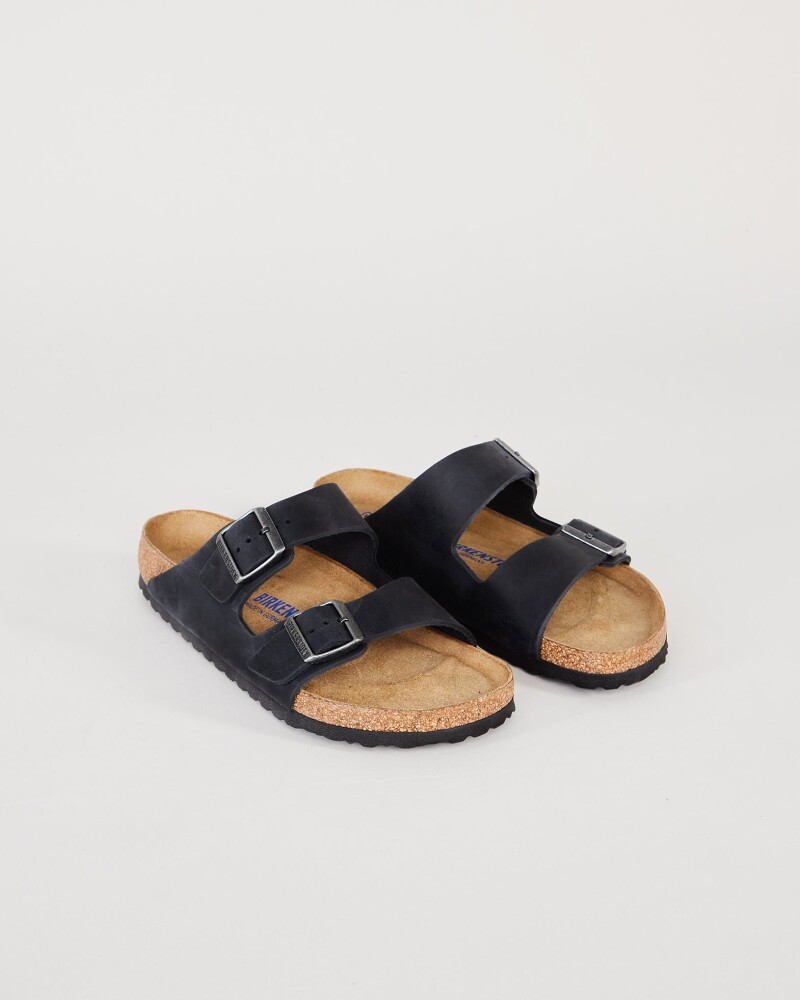Birkenstock Women's Arizona Soft Footbed Regular Fit Sort 37 Woman - side a