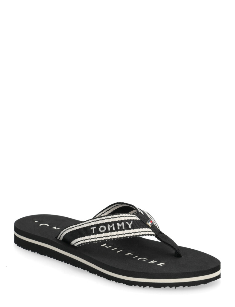 Tommy Hilfiger Th Webbing Summer Sandal - Black - 36 - main photo