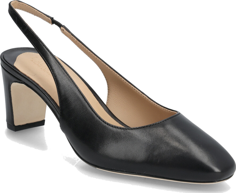 Lauren Ralph Lauren Klaire Leather Slingback Pump   Black   36 - main photo