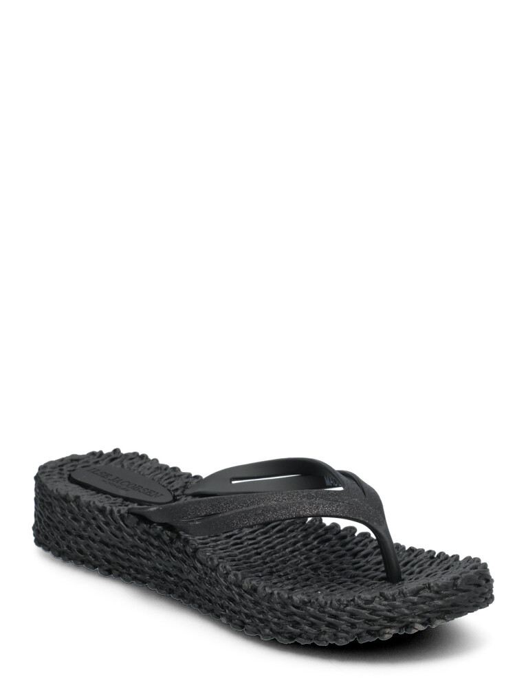Ilse Jacobsen Flip Flops On Platform Sole - Black - S38 - main photo
