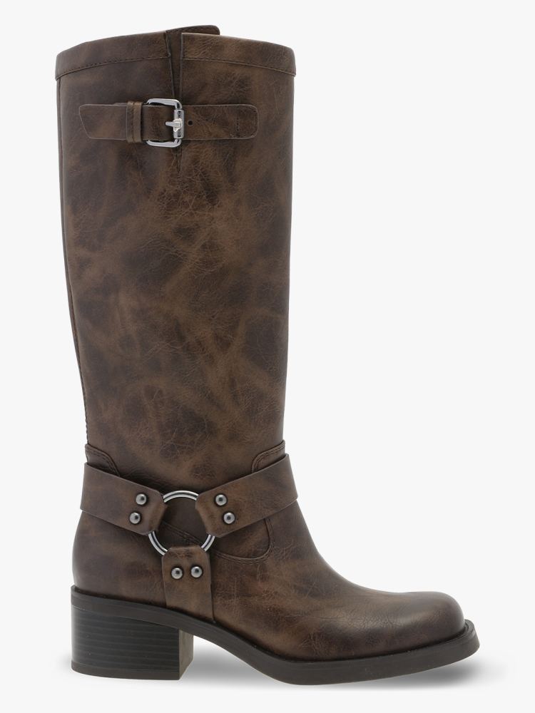 Roberto Rosso Camperos High Buckle Brun 36 - side a