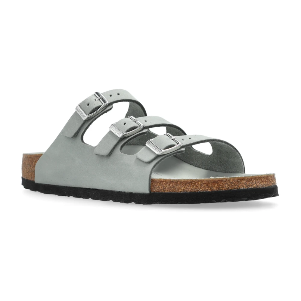 Birkenstock Sandaler Florida Lenb Hex Grønn - side b