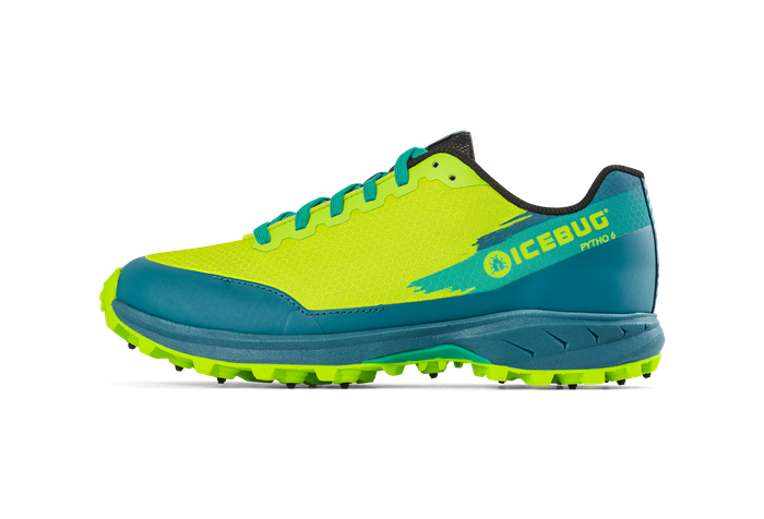Icebug Pytho6 Women's BUGrip - Lime/Mint - side a